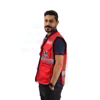 سترة مسعف الهلال الاحمر EMERGENCY