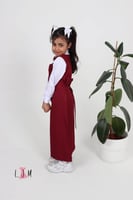 مريول روضة عودي مع ببيونة على الكتف 1039