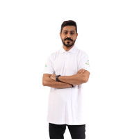 تيشرت مطرز بشعار وزارة الصحة للجنسين