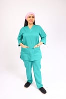 زي عاملات بدلة شغالة 2 قطعة موديل رقم 2007