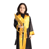 قبعة تخرج للصغار لون ذهبي