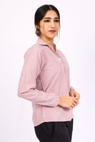 بلوزه عودي مقلم لجميع المراحل