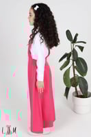 مريول ابتدائي شبيح حزام جانبي مطاطي 1040