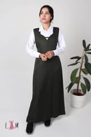 شيال مريول زيتي شيال تشكيل عصري مع الكسرات بدون ال...