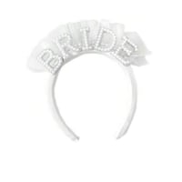 تاج برايد مع احرف بارزه من اللولو