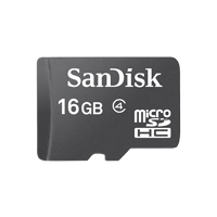 سانديسك ذاكرة مايكرو اس دي | كلاس 4 | 16 جيجابايت
