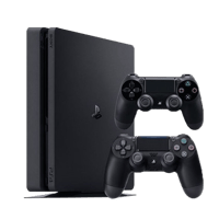 بلايستيشن 4 سليم مع وحدتين تحكم - 500 جيجا