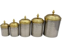 علب سكر وشاي حب رمان -طقم 5حبة