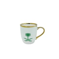 كوب سيراميك سيفين و نخلة اخضر