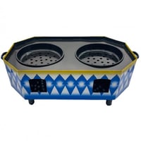 منقل تراثي ازرق