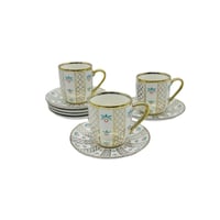 كوب بدّاوي سيراميك بصحن