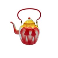 ابريق غضار احمر سلوفيني احمر