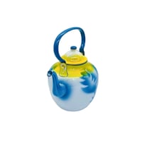 ابريق غضار سلوفيني ازرق شعلة