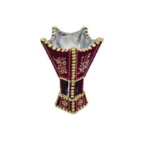 مبخرة يا ضيفنا مخمل عنابي