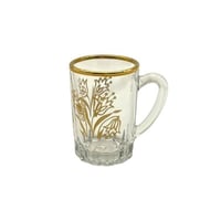 بيالة تركي مذهب نقشة وردة