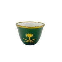 فنجان سيفين و نخلة (اخضر)