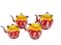 ابريق غضار احمر سلوفيني احمر