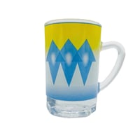 بيالة نقش غضار ازرق