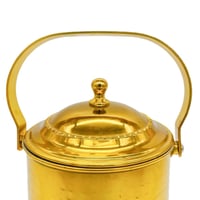 علب سكر و شاي ذهبي