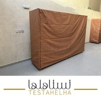 دولاب عزبة كبير ( 3 متر بني)