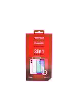 بكج حماية 3 في 1 أيفون 17 شفاف من زوندا