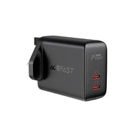 ايس فاست | A12 شاحن جداري بقوة 40 واط منفذين تايب...