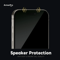 ارمو برو | شاشة حماية سيراميك ايفون 15 - شفاف