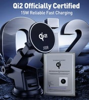 JODA | مثبت جوال مغناطيس + شاحن لاسلكي C1