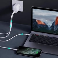 أوكي | أومنيا ميكس شاحن جداري منفذ تايب سي ومنفذ U...