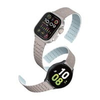 هيلمت | Flip سوار ساعة مغناطيسي - رمادي / سماوي