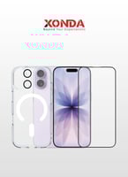 بكج النخبة - حماية 3 في 1 أيفون 17 شفاف (كفر ماج س...