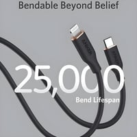 انكر | سلك فلو تايب سي ايفون 0.9 متر - الوان متعدد...