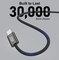 JODA | سلك نايلون بقوة 60 واط تايب سي الى تايب سي...