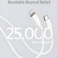 انكر | سلك فلو تايب سي ايفون 0.9 متر - الوان متعدد...