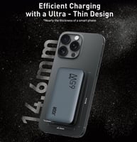 JODA | شاحن جداري 65 واط VoltPod نحيف