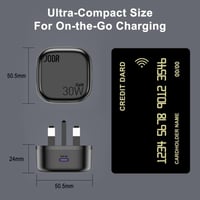 جودا | VoltPod شاحن جداري بقوة 30 واط بمنفذ تايب س...