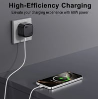 JODA | سلك نايلون بقوة 60 واط تايب سي الى تايب سي...