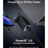 انكر | قان برايم شاحن جداري بقوة 65 واط بمنفذين US...