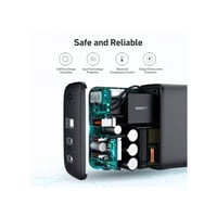 أوكي | أومنيا ميكس شاحن جداري منفذين تايب سي ومنفذ...