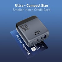 منصة شحن JODA فولتيكس بقوة 65 واط بثلاث منافذ تايب...