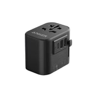 انكر | شاحن سفر عالمي بقوة 30 واط منفذ تايب سي و 2...