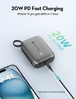 راف باور | بطارية متنقلة بسعة 10 الف ملي امبير مع...