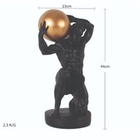 مجسم عضلي اسود