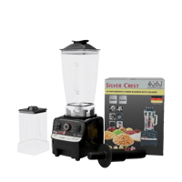 خلاط ومحضر طعام سيلفر كريست كهربائي شديد التحمل بق...