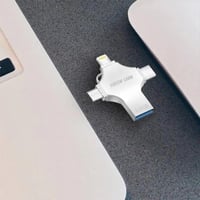 قرين ليون - فلاش درايف نقل بيانات 4 في 1 سعه 128 ق...