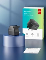 شاحن جداري راف باور بقوة 20 واط بمنفذ تايب سي - اس...