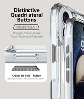 هيلمت -كفر حماية شفاف الايفون 17 مقاوم للصدمات