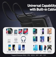 جودا - بطارية 20000 ملي امبير بقوة 20 واط بي دي مع...