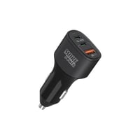 مور باور - شاحن سياره بمنفذين pd ومنفذ USB قوه 60W