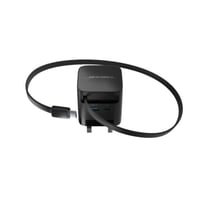 جيبل - شاحن جداري بمنفذين مع كيبل مدمج قابل للسحب...